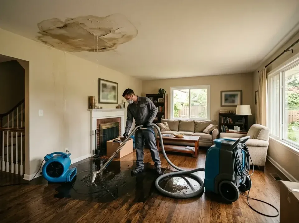 attic-pipe-burst-ceiling-drip-008 — frequently asked questions, Water Damage Restoration & Carpet Care in Louisiana, MO